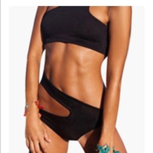 Black strappy bathingsuit